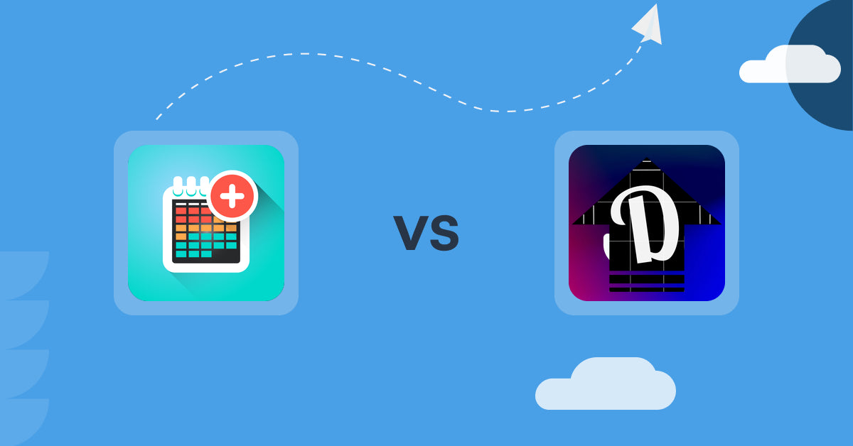 Shopify Digital Products Apps: Appointment Booking ‑ Propel vs. Digitload