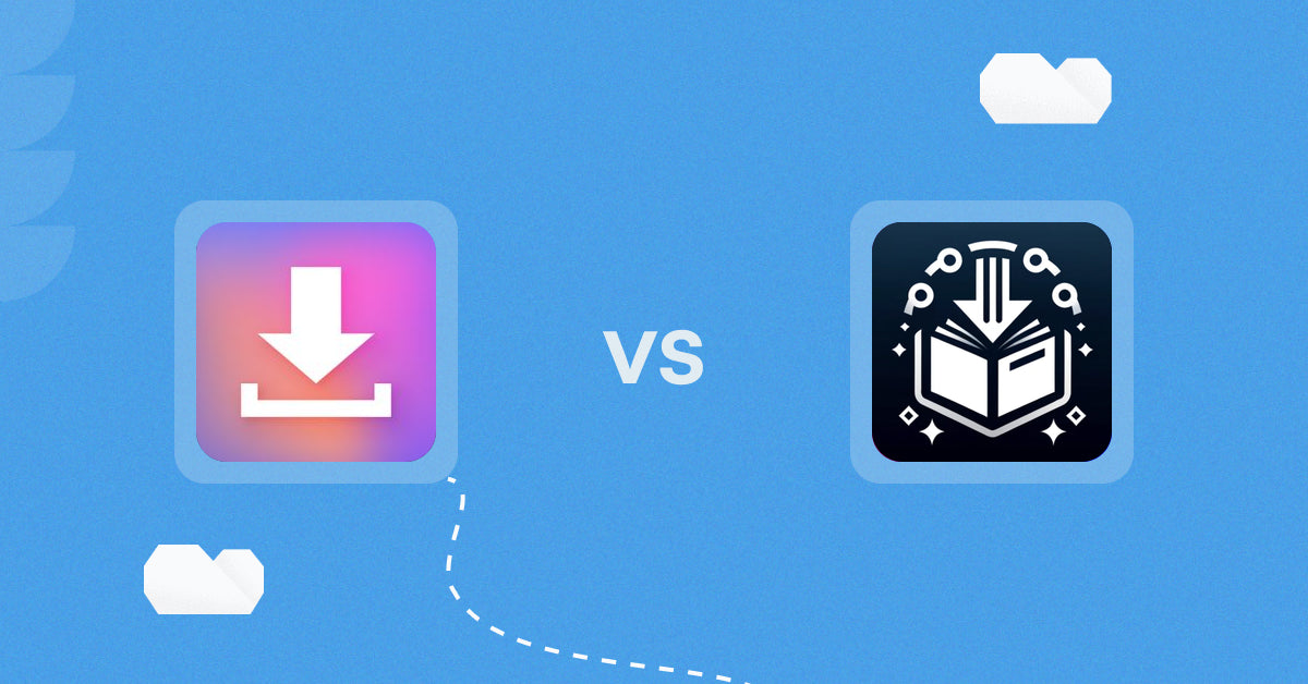 Shopify Digital Products Apps: Simply Digital Download vs. Produits Digitals‑Digiproduit