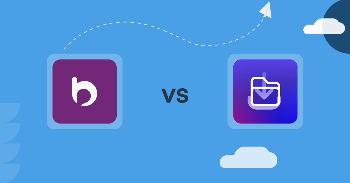 Shopify Digital Products Apps: Binkey Bursements vs. File Vault Pro