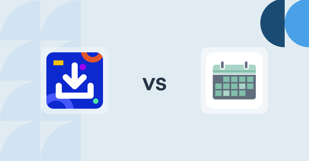 Shopify Digital Products Apps: DigiSell Products Download vs Appointment Booking App ointo