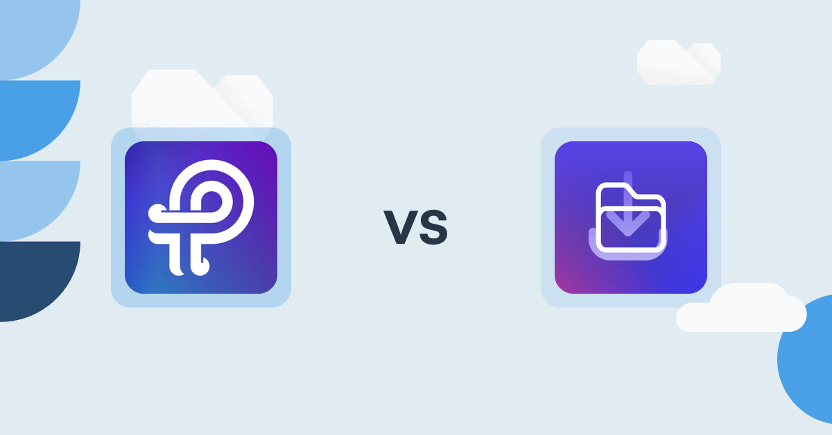 Shopify Digital Products Apps: Papertrell ‑ Digital Products vs File Vault Pro