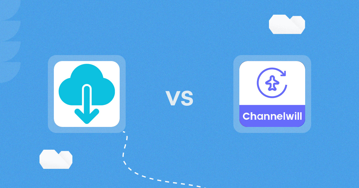 Shopify Digital Products Apps: LDT Digital Downloads vs. Channelwill Upsell Cross Sell