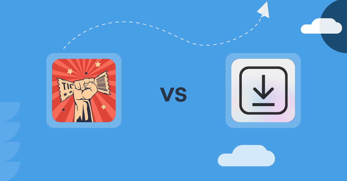 Shopify Digital Products Apps: Event Ticketing vs. Linkcase ‑ Digital Products