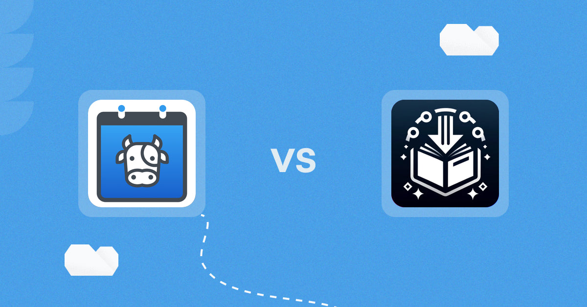 Shopify Digital Products Apps: Appointment Booking Cowlendar vs. Produits Digitals‑Digiproduit