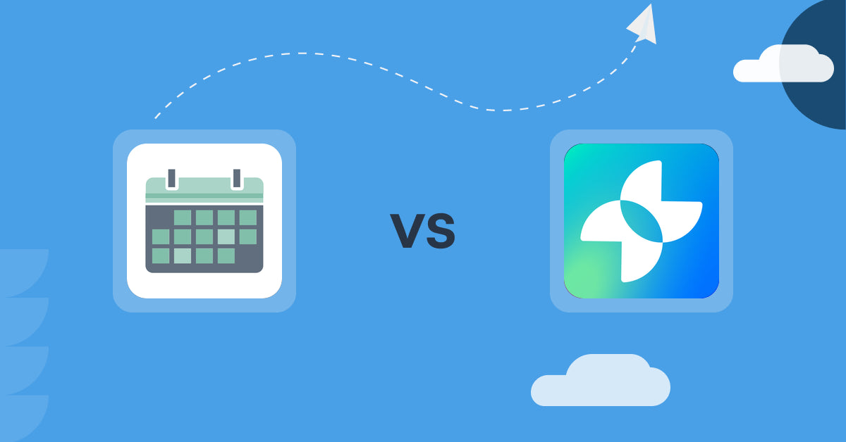 Shopify Digital Products Apps: Appointment Booking App ointo vs Xesto Fit