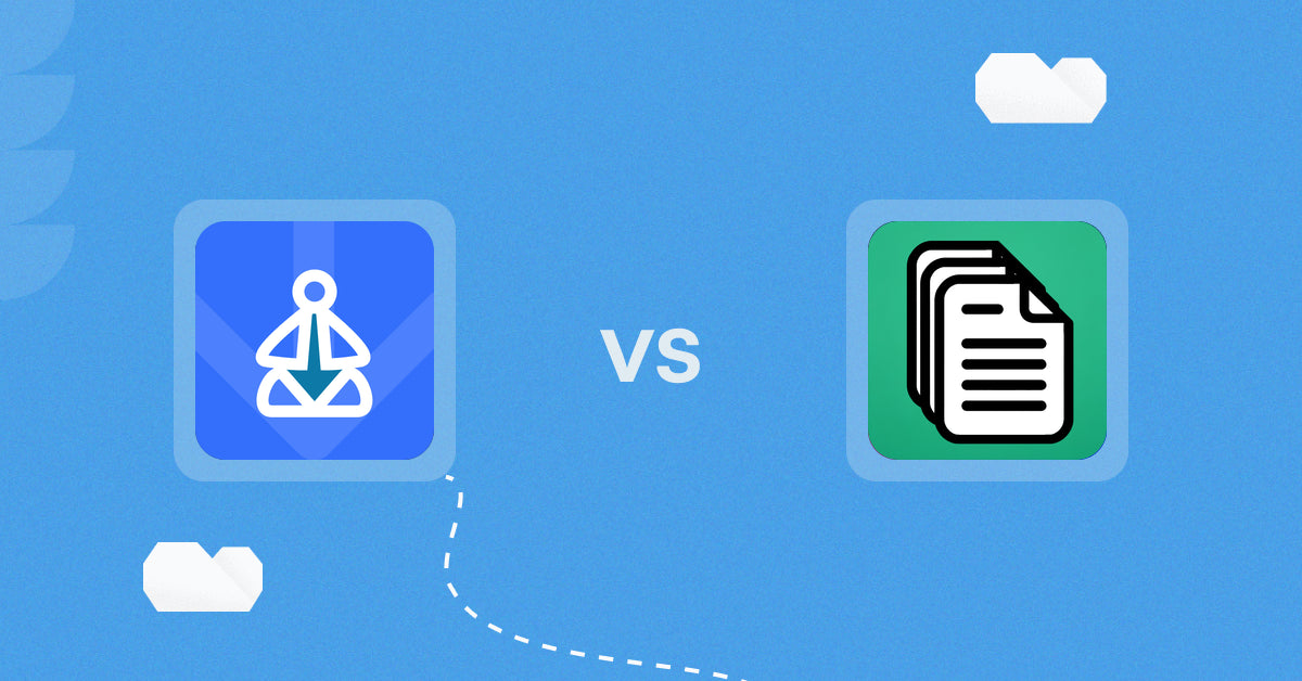 Shopify Digital Products Apps: Digital Downloads ‑ Filemonk vs OrderDocs Pro Print & Email