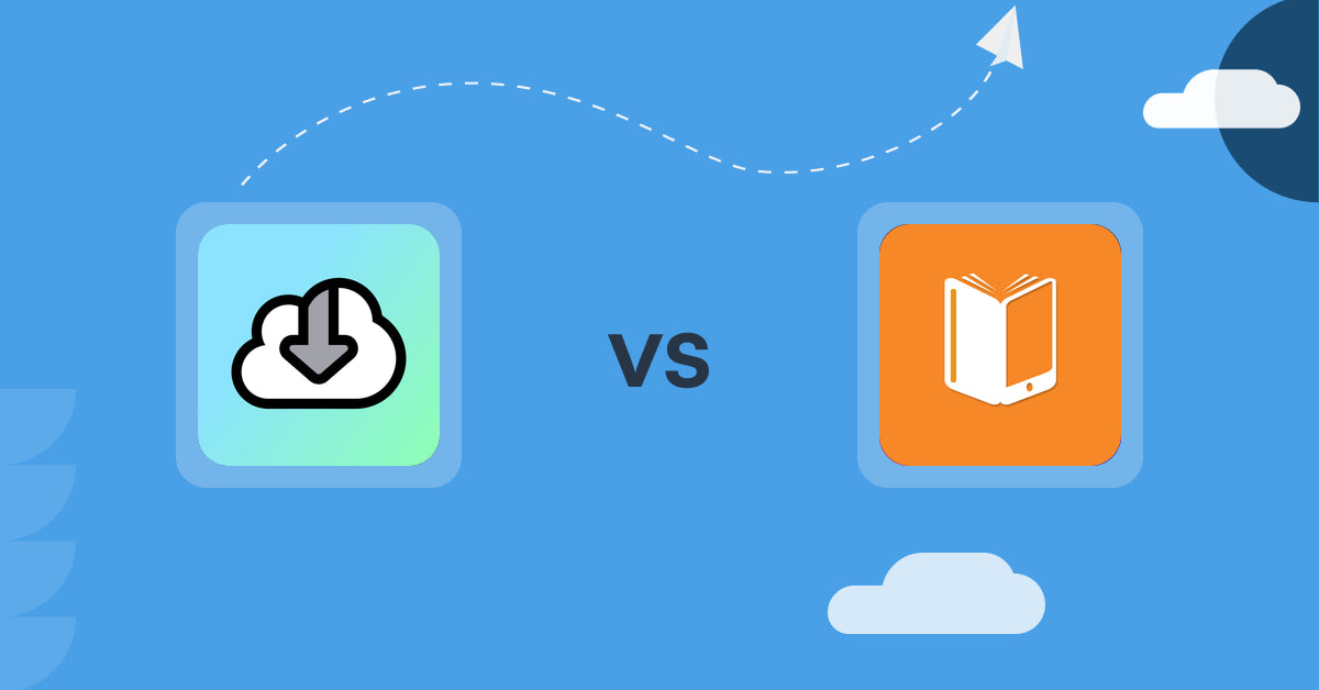 Shopify Digital Products Apps: Digital Downloads vs VitalSource Digital Sync