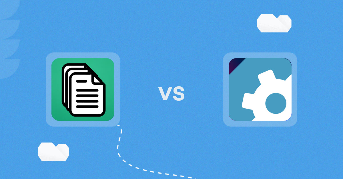 Shopify Digital Products Apps: OrderDocs Pro Print & Email vs. Commerce Components