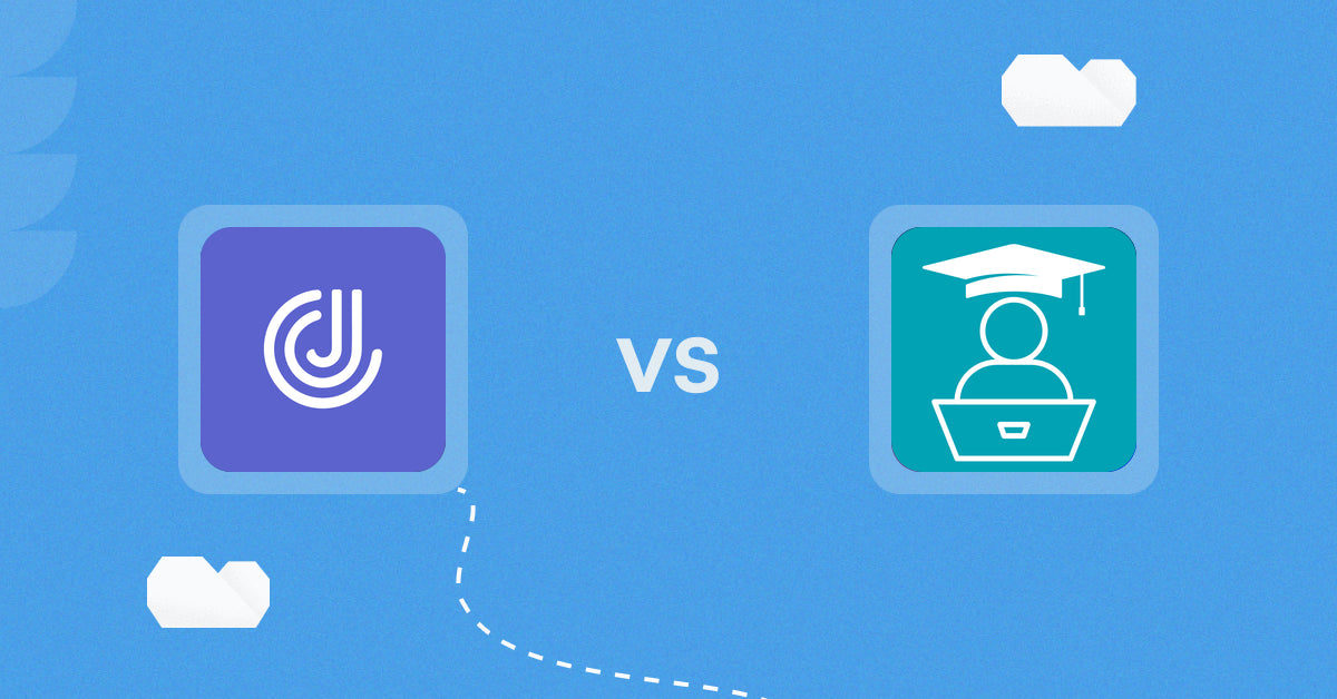 Shopify Digital Products Apps: JustCast vs LDT Online Courses