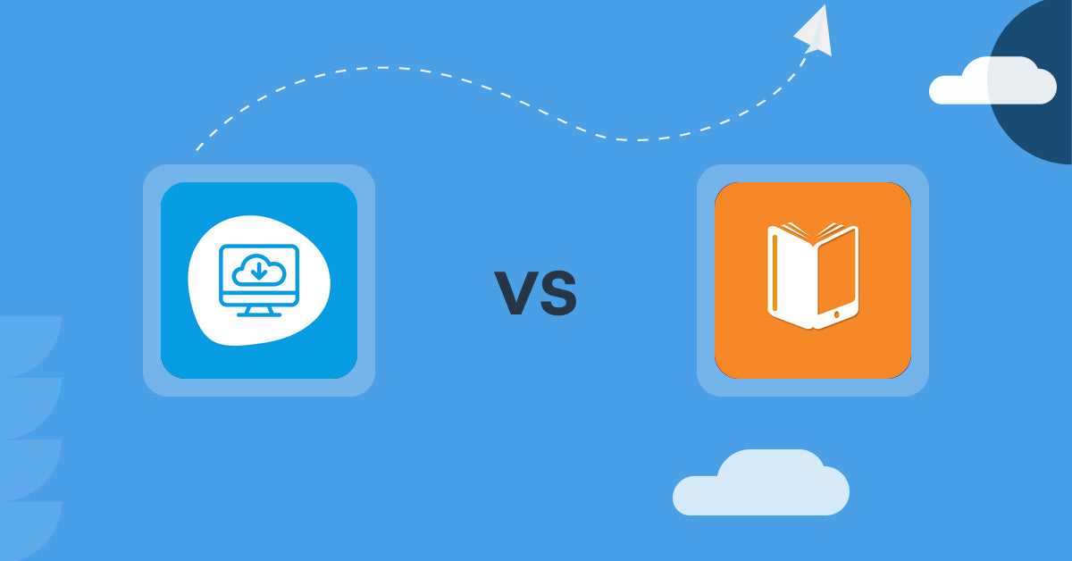 Shopify Digital Products Apps: Extendons Digital Downloads vs. VitalSource Digital Sync