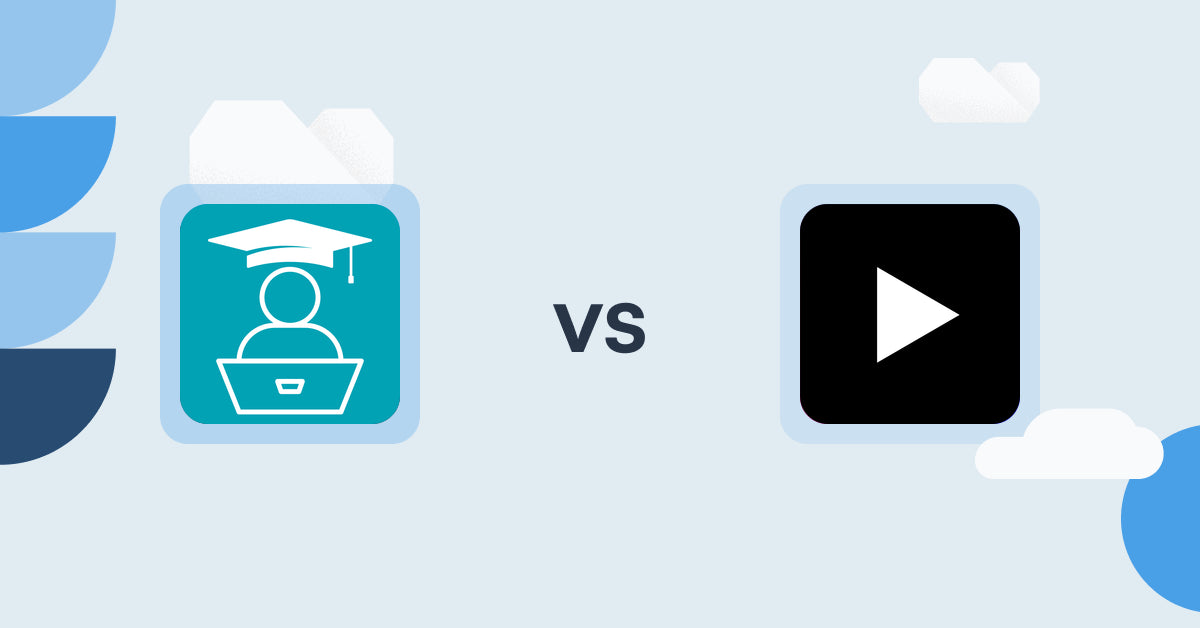 Shopify Digital Products Apps: LDT Online Courses vs Audioly ‑ Sticky Audio Player