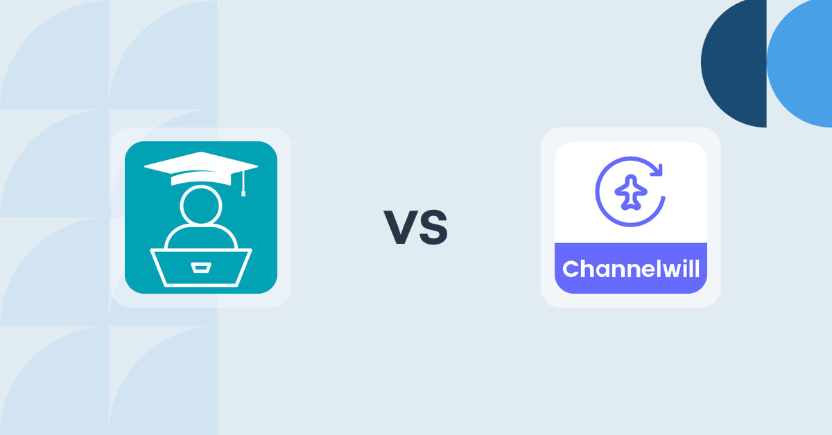 Shopify Digital Products Apps: LDT Online Courses vs Channelwill Upsell Cross Sell