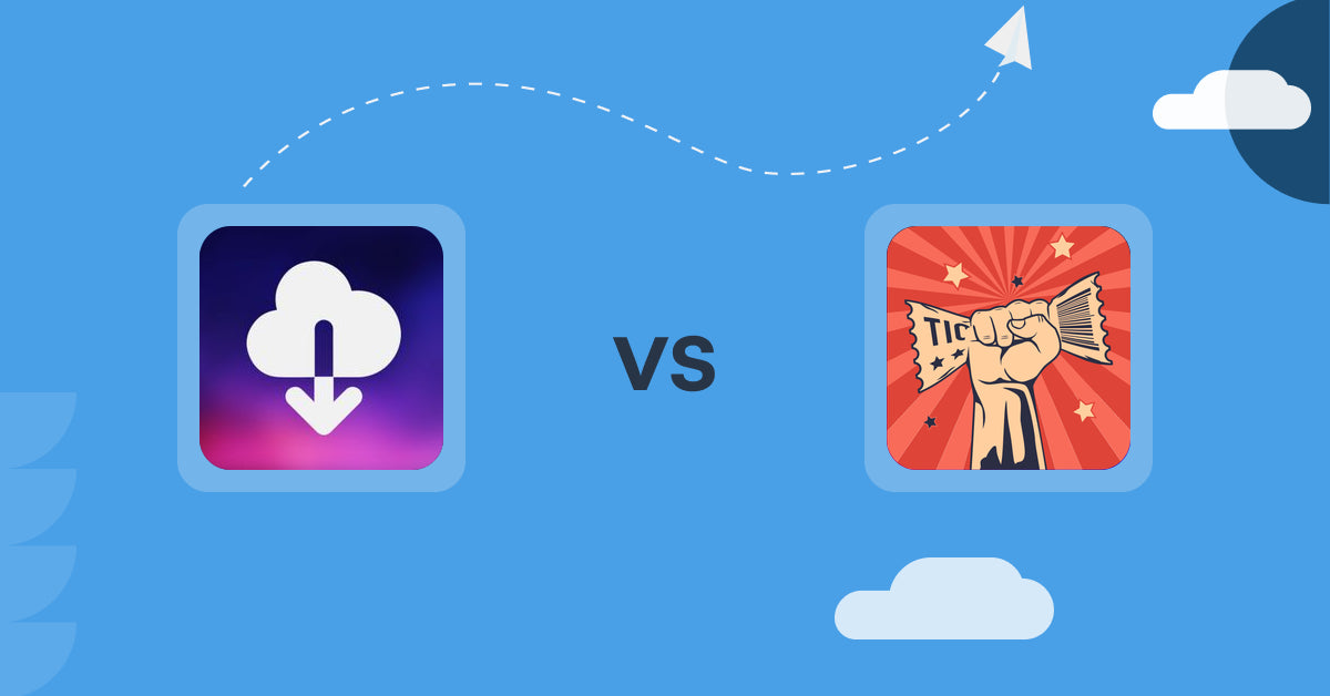 Shopify Digital Products Apps: Fileflare Digital Downloads vs Event Ticketing