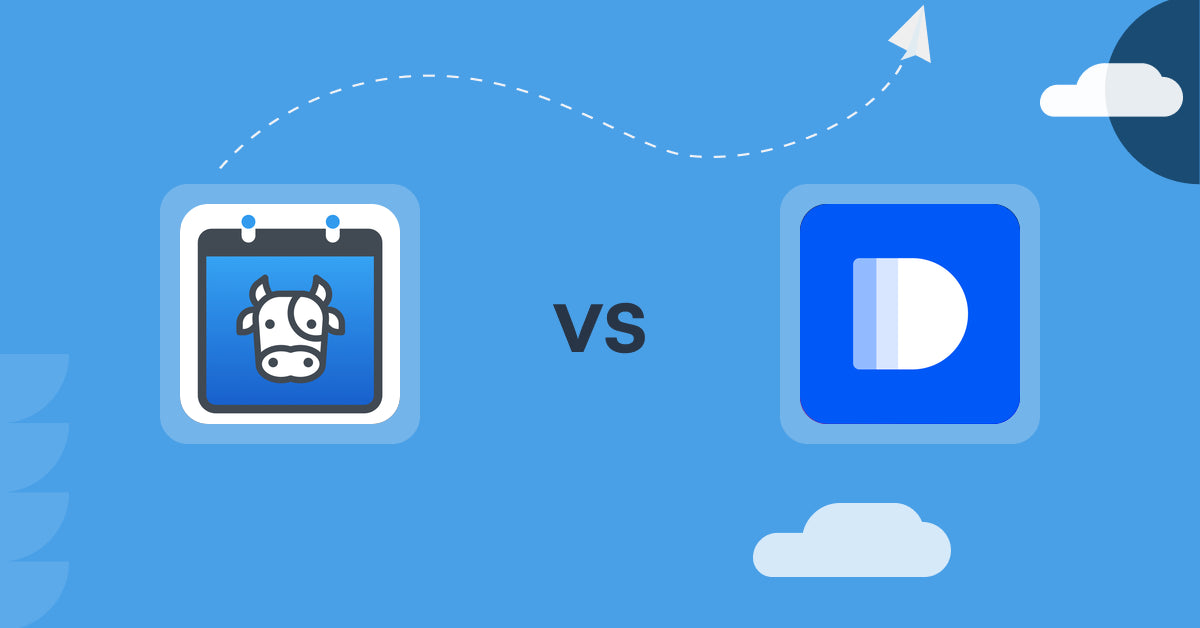 Shopify Digital Products Apps: Appointment Booking Cowlendar vs Create & Sell Digital Products