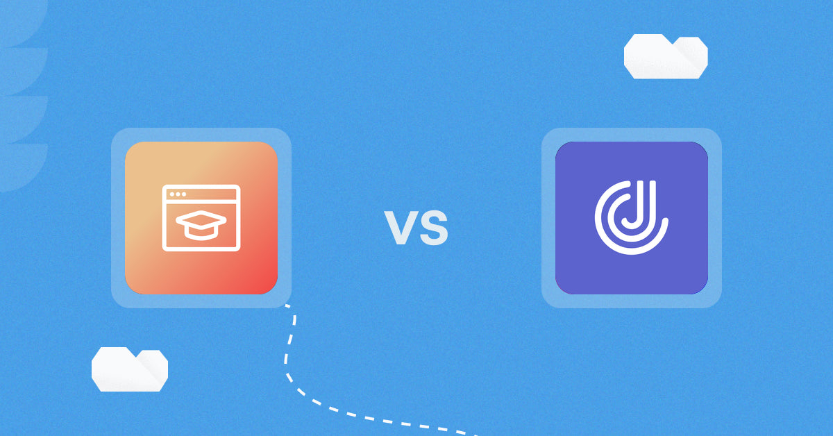 Shopify Digital Products Apps: Courses Plus vs. JustCast