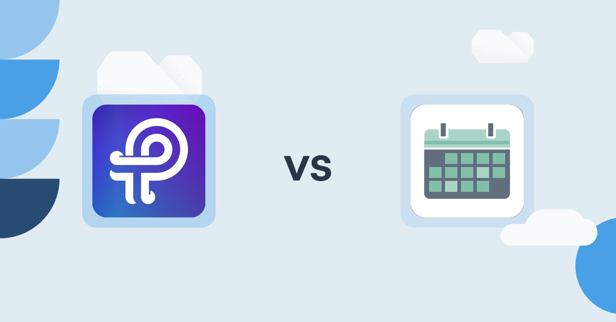 Shopify Digital Products Apps: Papertrell ‑ Digital Products vs Appointment Booking App ointo