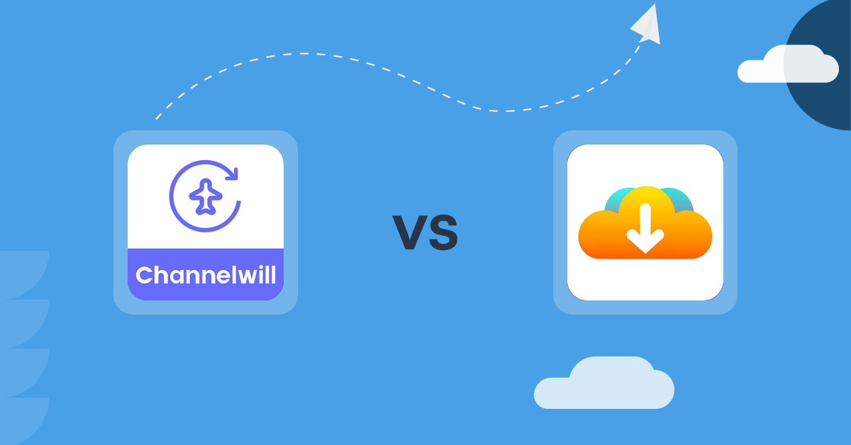 Shopify Digital Products Apps: Channelwill Upsell Cross Sell vs LinkIT - Sell Digital Products