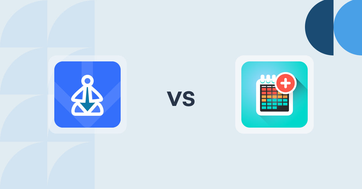 Shopify Digital Products Apps: Digital Downloads ‑ Filemonk vs Appointment Booking ‑ Propel