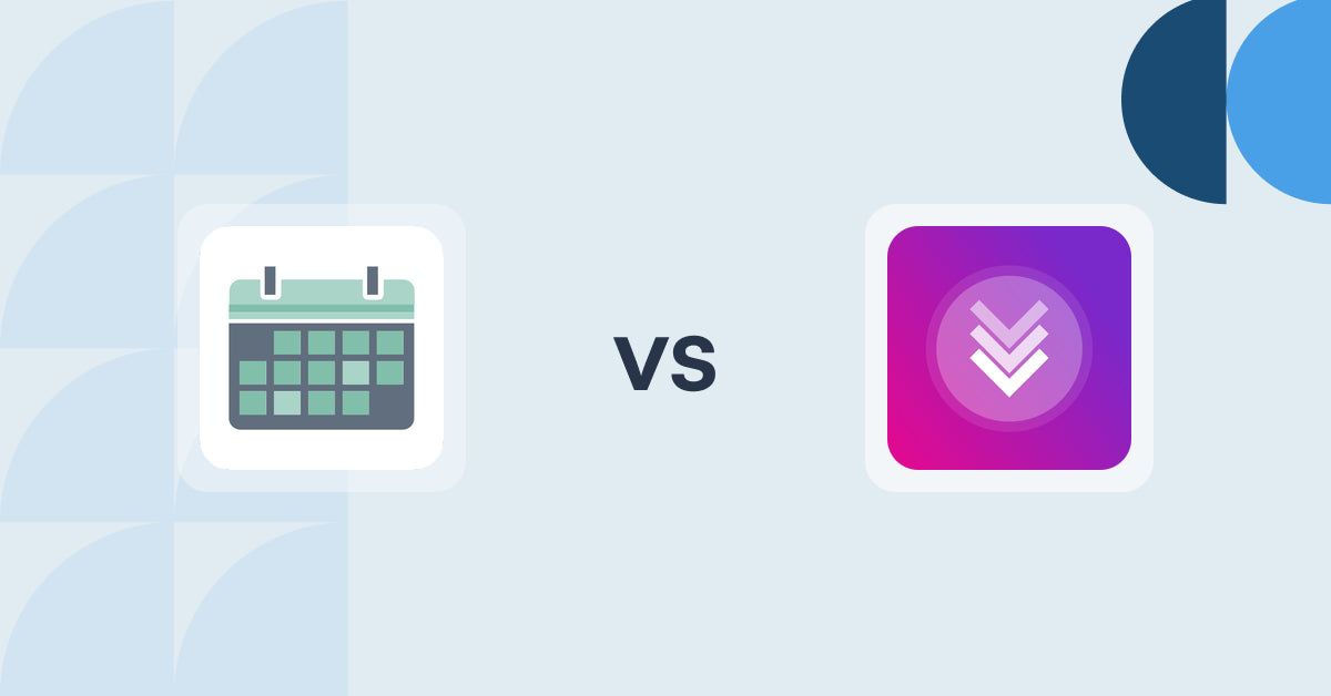 Shopify Digital Products Apps: Appointment Booking App ointo vs Downly ‑ Sell Digital Products