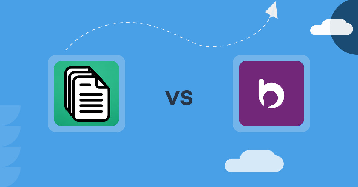 Shopify Digital Products Apps: OrderDocs Pro Print & Email vs Binkey Bursements