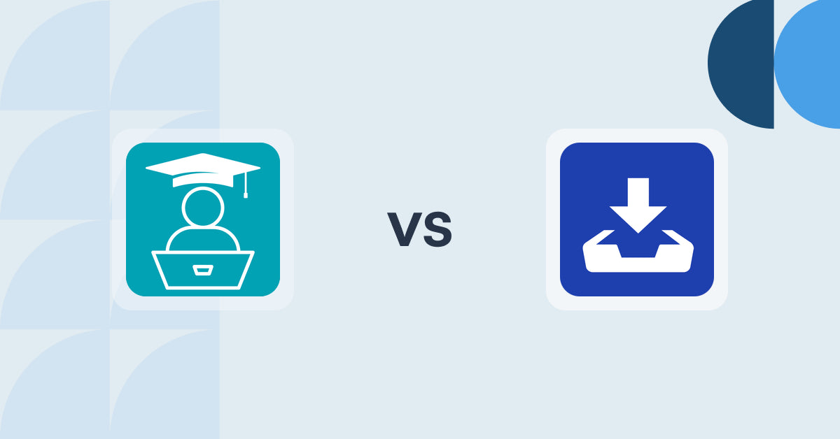 Shopify Digital Products Apps: LDT Online Courses vs Linkifile