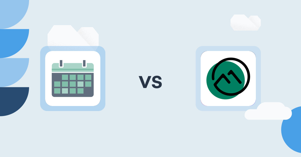 Shopify Digital Products Apps: Appointment Booking App ointo vs F+2: Digital Downloads Pro